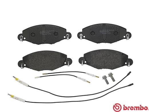 A.B.S. P 61 072 BREMBO Bremsbelagsatz, Scheibenbremse
